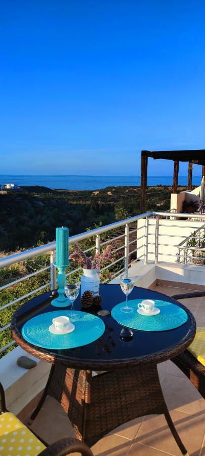 The Seaterra Reserve Penthouse With Mountains&Seaviews And Rooftop Terrace Akanthou Eksteriør bilde